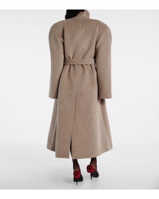 Magda Butrym Natural Wool Coat