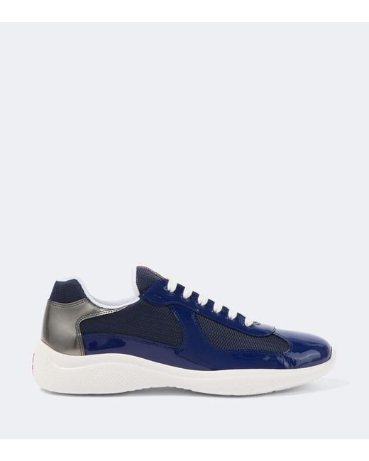 Prada Blue America's Cup Sneakers for men