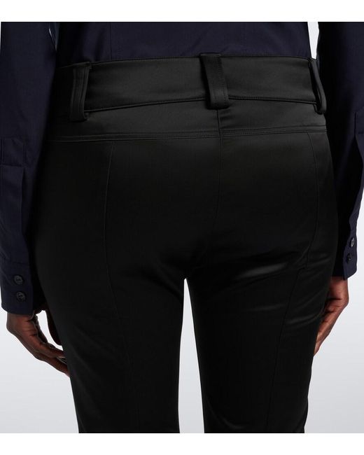 Gucci Black Satin Flared Pants