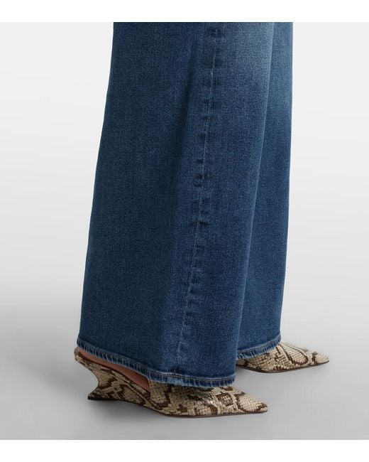 Citizens of Humanity Blue Issy High-Rise Wide-Leg Jeans