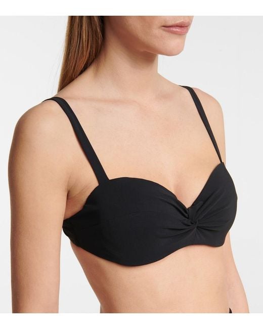 Karla Colletto Black Basics Bikini Top