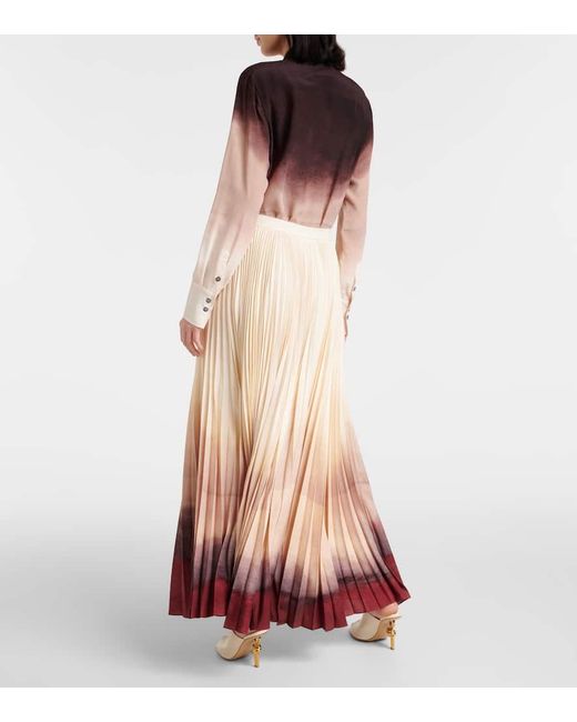 Falda larga Sif con efecto degradado Altuzarra de color Multicolor