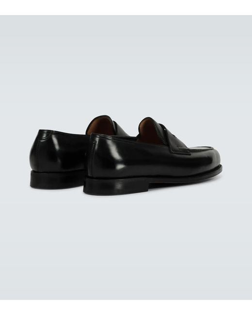 John Lobb Loafers Lopez aus Leder in Black für Herren