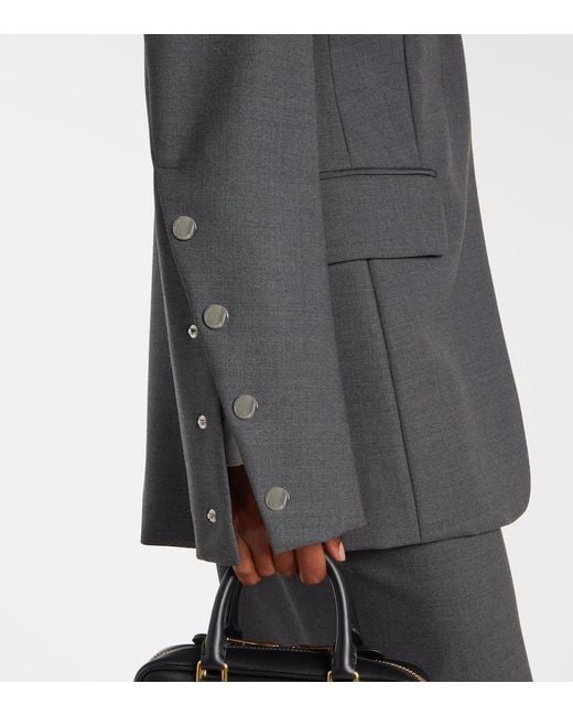 Sportmax Black Ranghi Virgin Wool Blazer