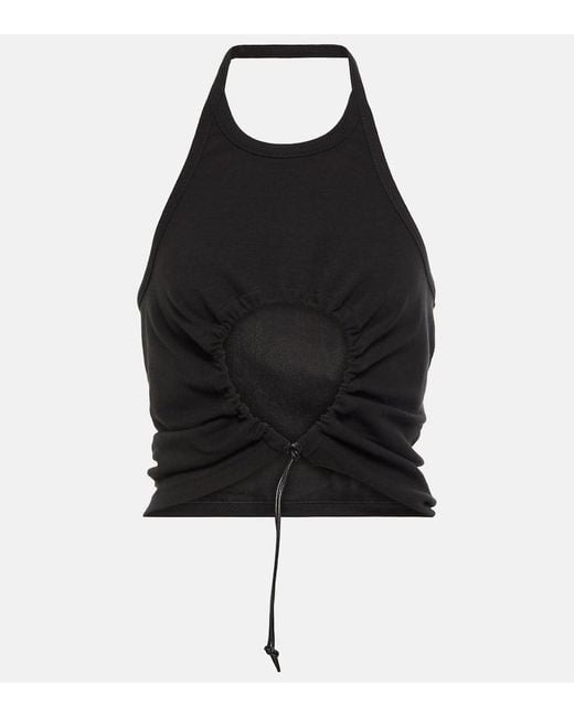 Alaïa Black Top Aus Baumwolle