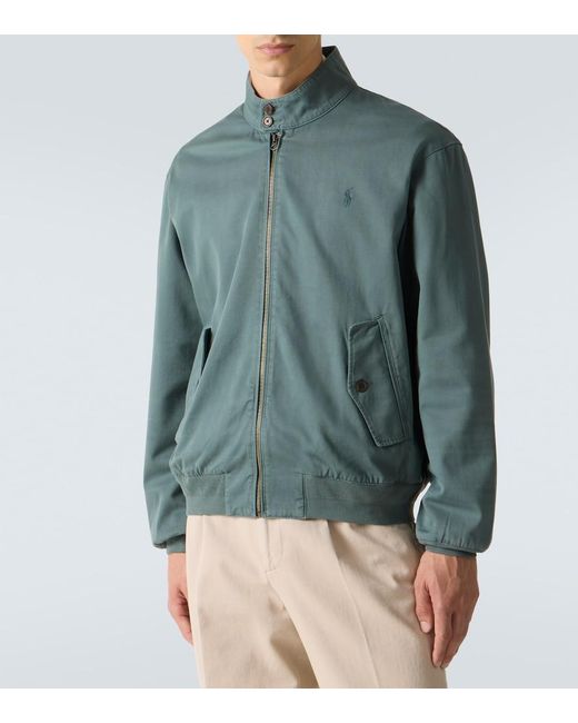 Polo Ralph Lauren Blue Bedford Cotton Chino Jacket for men