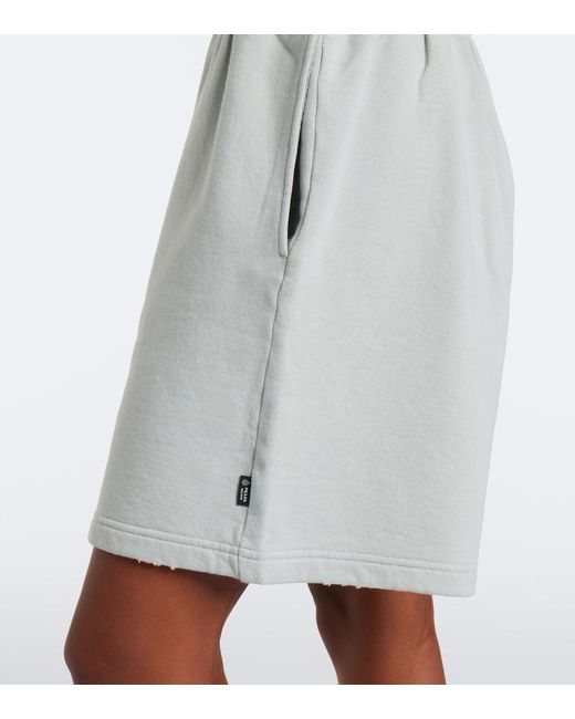 Shorts De Algodon Prada de color Gray