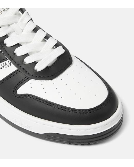 Hogan White H360 Lace Up Sneakers