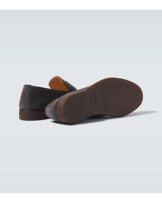 Mocassini di Brunello Cucinelli in Black da Uomo