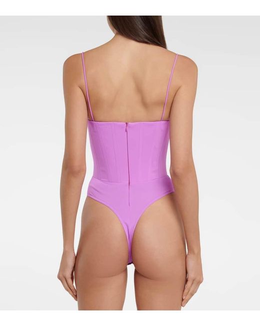 Alex Perry Purple Body Carsen