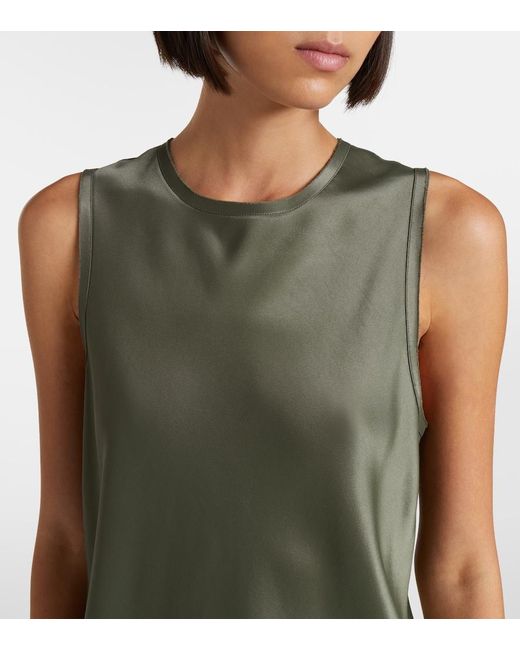 Vince Green Satin Top