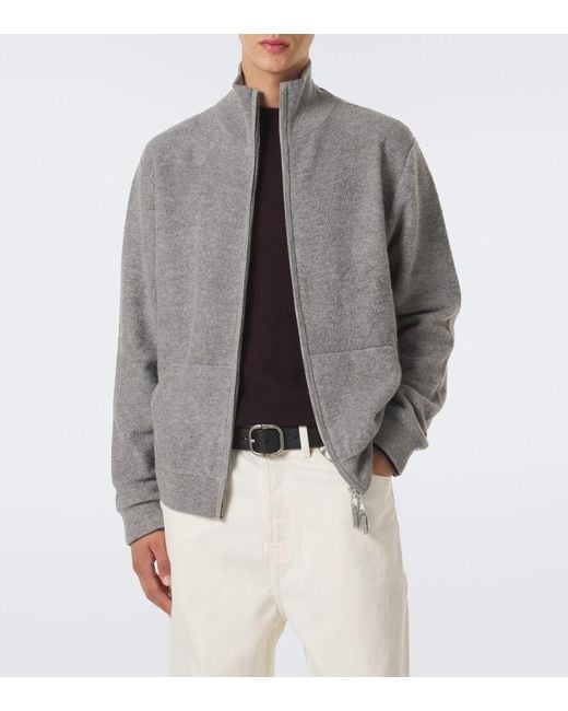 Allude Pullover Aus Einem Wollgemisch in Gray für Herren