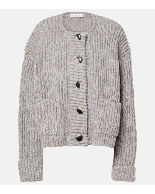 Proenza Schouler Gray Label Azura Wool Cardigan