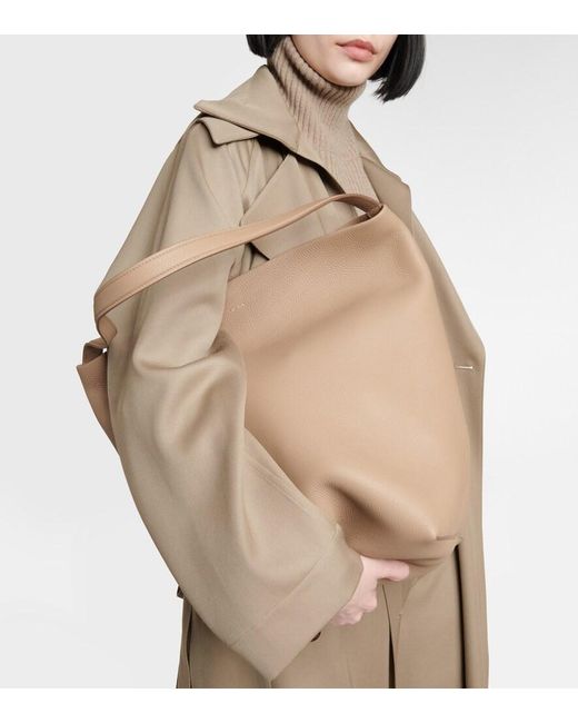 The Row Natural Tote Bag Park Large Aus Leder