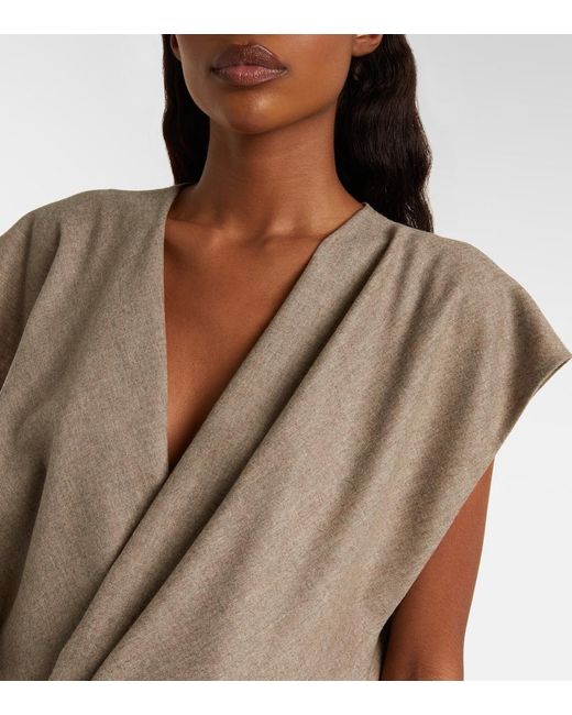 Khaite Gray Mer Cotton Top