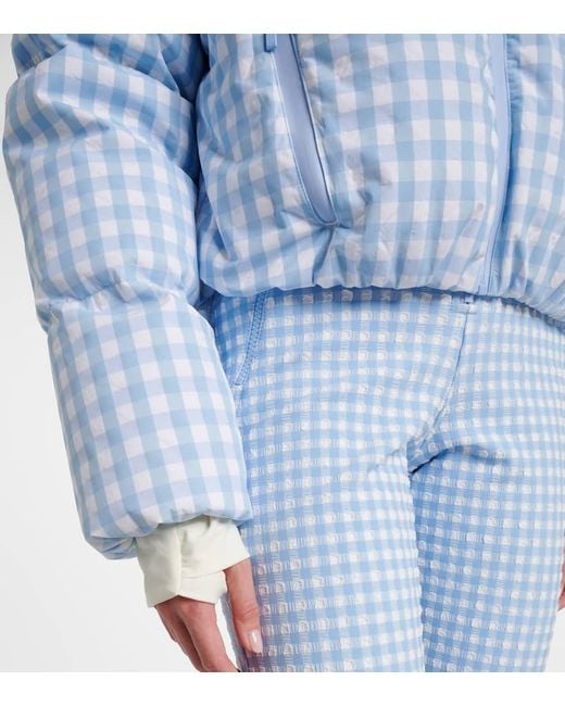 CORDOVA Blue Cortina Gingham Down Ski Jacket