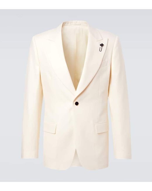 Lardini Blazer Aus Schurwolle in Natural für Herren