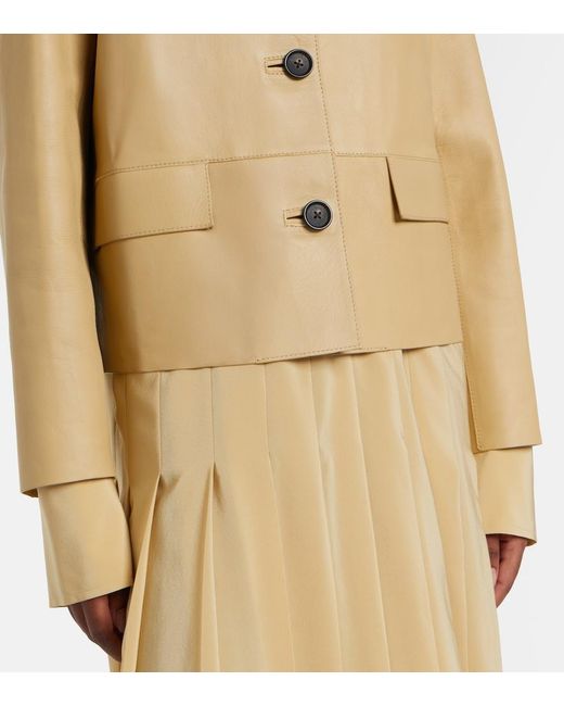 Totême Natural Leather Jacket