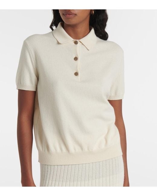 Loro Piana Natural Cashmere Polo Shirt