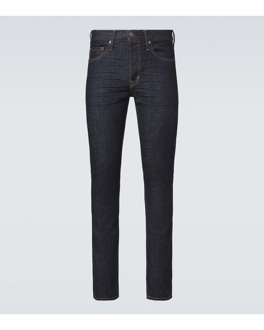 Tom Ford Blue Slim Jeans for men