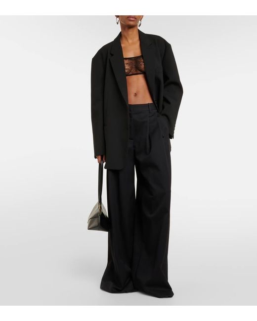 Wardrobe NYC Gray Bralette Aus Spitze