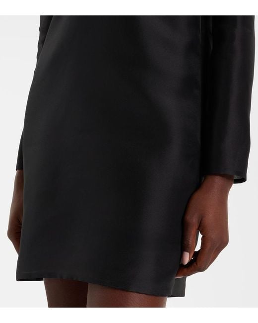 Gucci Black Silk Minidress