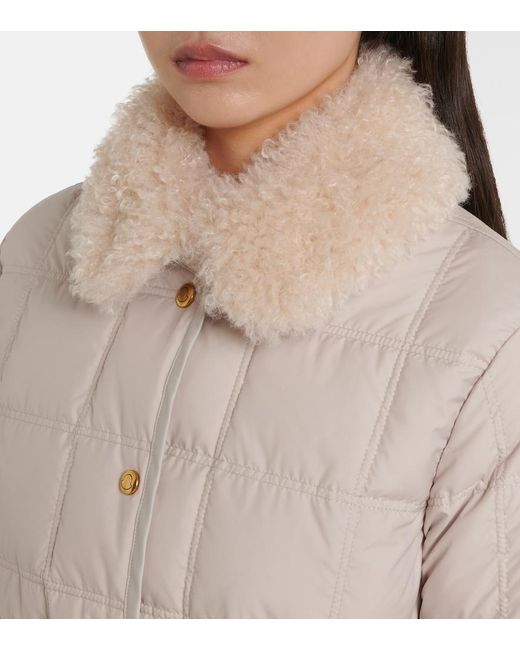 Moncler Natural Cygnes Down Jacket