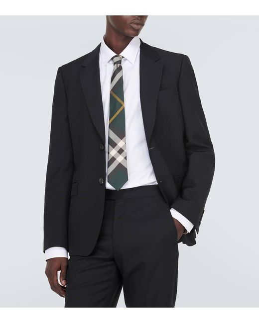 Burberry Krawatte aus Seide in Green für Herren