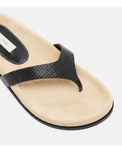 Totême Natural Leather Thong Sandals