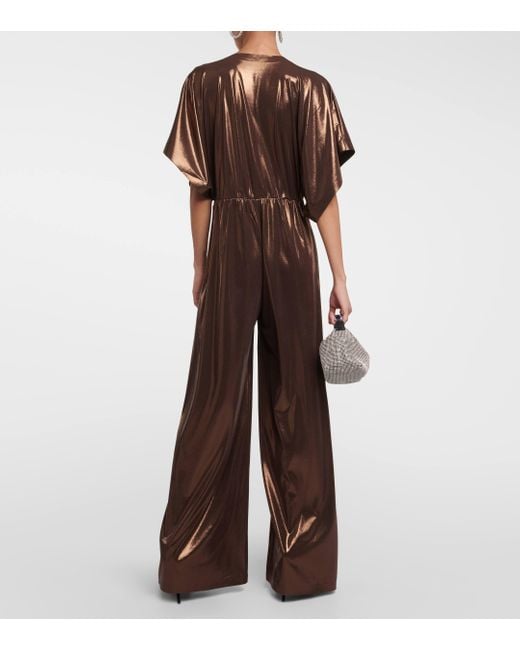 Combi-pantalon Rectangle Jog Norma Kamali en coloris Brown