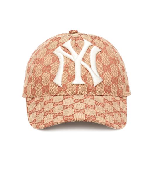 Gorra con parches NY YankeesTM Gucci de color Red