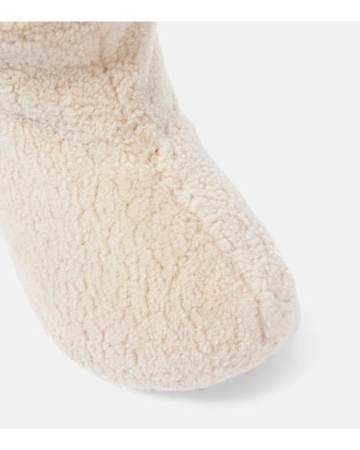 Inuikii Natural Ankle Boots Curly Aus Shearling