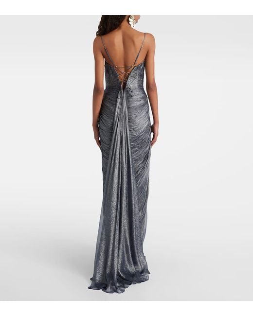 Abito Lungo Cecilia di Maria Lucia Hohan in Blue