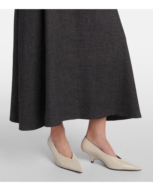 Vince Gray Jaspe Midi Skirt