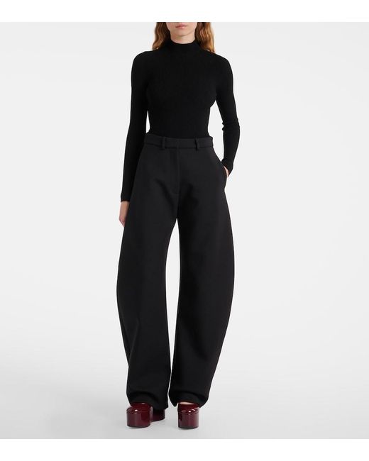 Alaïa Purple Alaã¯A Crossed Wedges