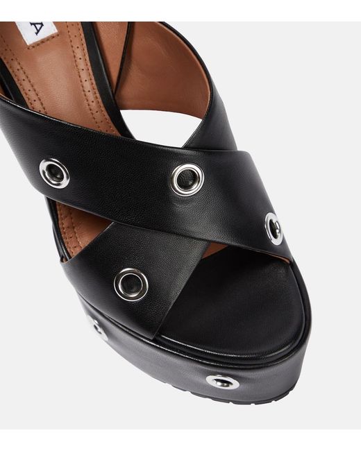 Alaïa Black High Heel Sandals