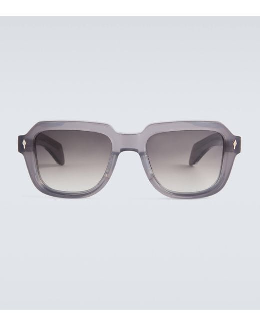 Jacques Marie Mage Gray Taos Square Sunglasses for men
