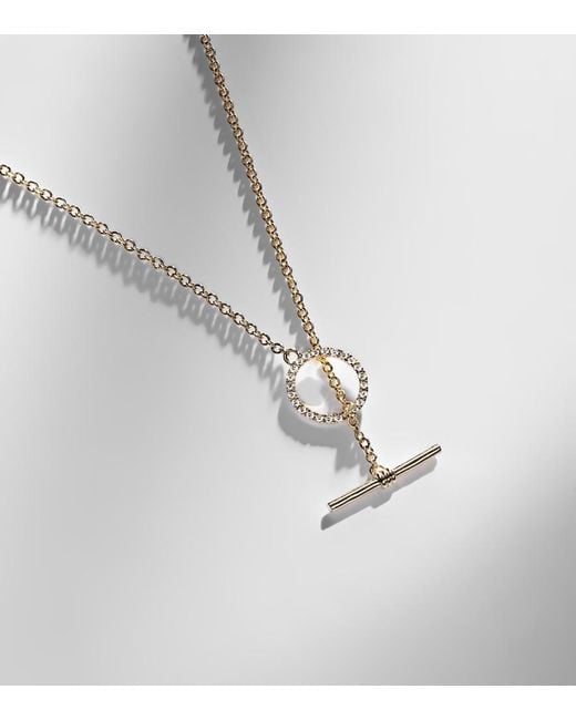 STONE AND STRAND White 10Kt Necklace With Diamonds