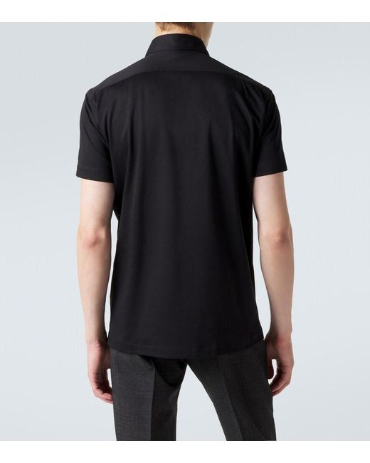 Polo De Algodon Kiton de hombre de color Black