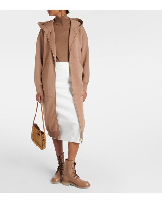 Max Mara Brown Leather Ankle Boots