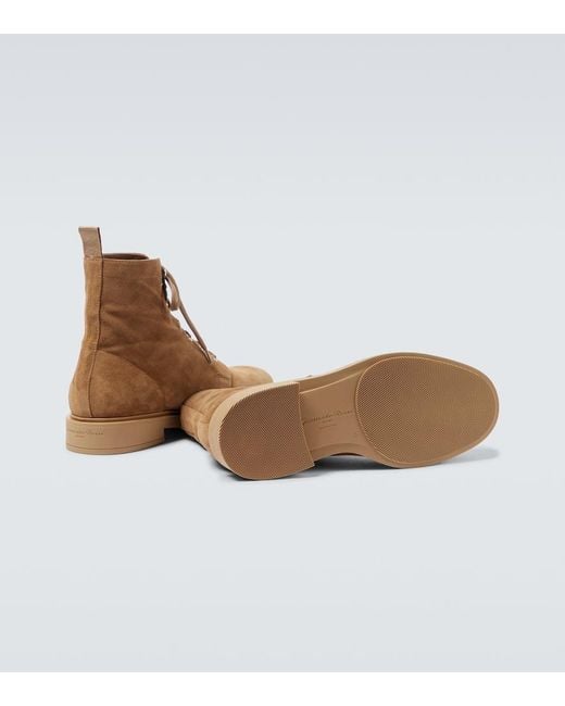 Gianvito Rossi Brown Richard Suede Desert Boots for men