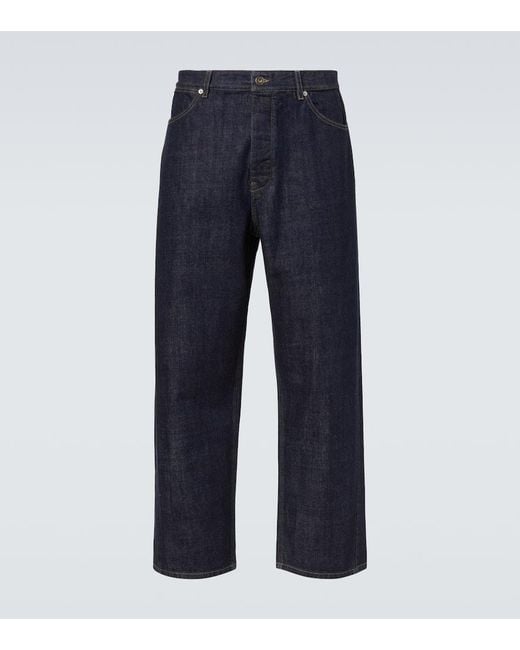 Jil Sander Blue Wide-Leg Jeans for men