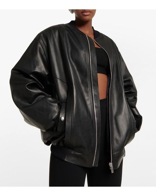 Magda Butrym Black Leather Jacket