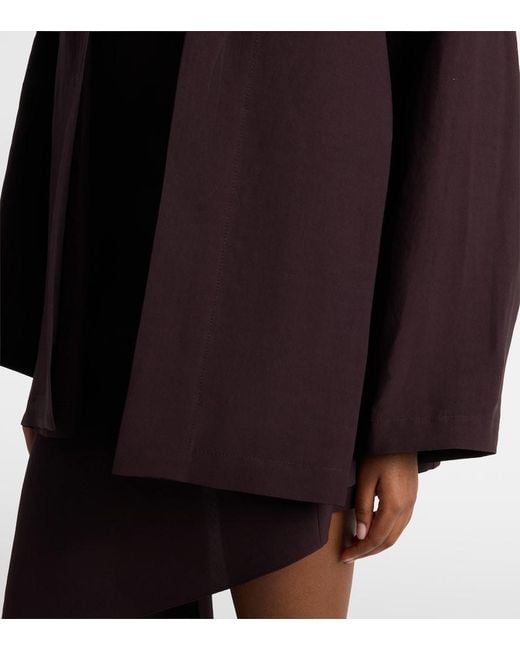 Alaïa Black Poplin Jacket