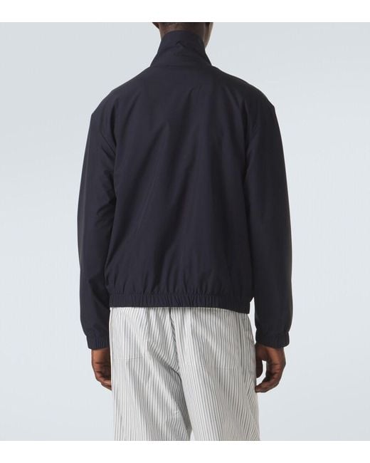 Umit Benan Blue Phil Reversible Silk Jacket for men