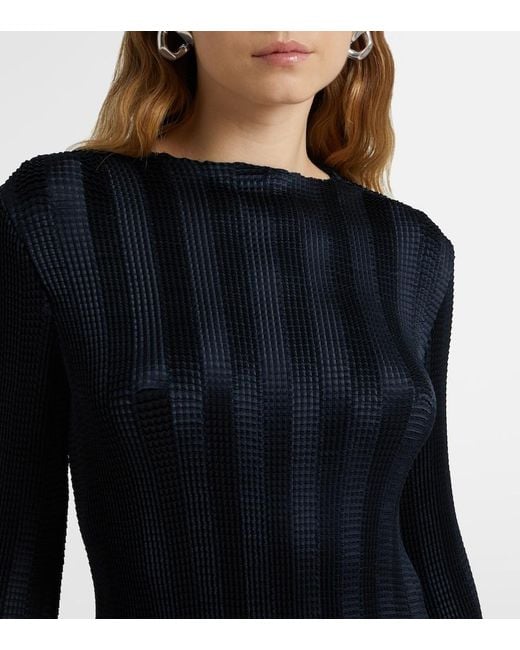 Jonathan Simkhai Blue Carys Knitted Top