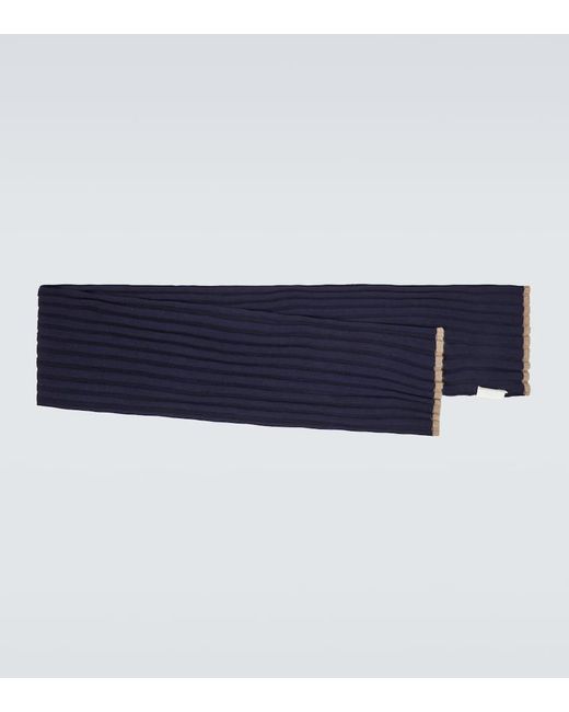 Brunello Cucinelli Schal Aus Kaschmir in Blue für Herren