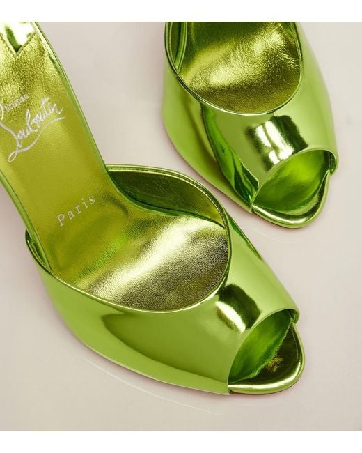 Mules Me Dolly di Christian Louboutin in Green