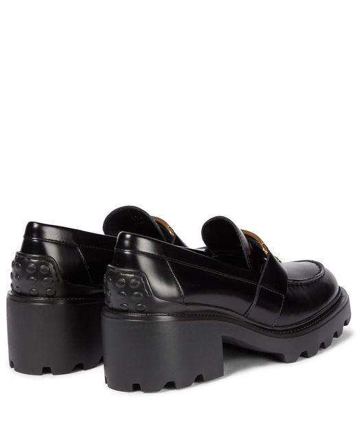 Tod's Black Flat Shoes