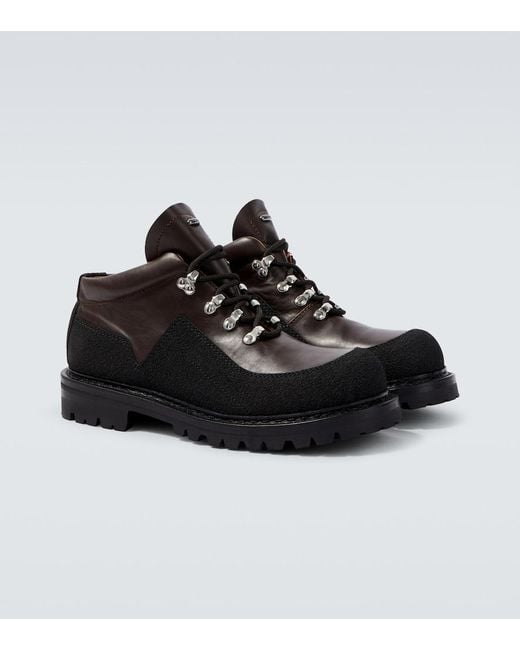 Our Legacy Black Quest Leather Shoes for men